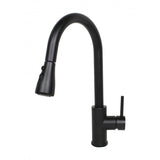 BASIC Pull Out Sprayer Solid Brass Kitchen Faucet