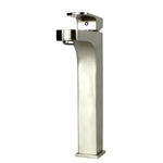 LEWIS Square Design Solid Brass Single Hole Bathroom Vanity Faucet