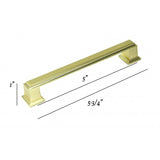 ROMA Solid Zinc Alloy Brushed Champagne Gold Finish Cabinet Drawer Pull Handle