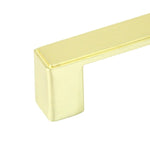 NEPOLI Solid Zinc Alloy Brushed Champagne Gold Finish Cabinet Drawer Pull Handle