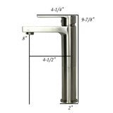 ADRIAN Solid Brass Single-hole Lever Bathroom Vanity Faucet