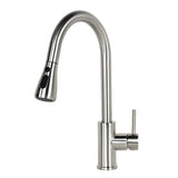 BASIC Pull Out Sprayer Solid Brass Kitchen Faucet