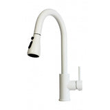 BASIC Pull Out Sprayer Solid Brass Kitchen Faucet