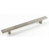 Rectangular Brushed Nickel Finish Cabinet Drawer Bar Pull Handle