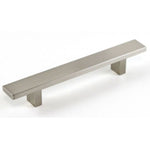 Rectangular Brushed Nickel Finish Cabinet Drawer Bar Pull Handle