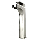 LEWIS Square Design Solid Brass Single Hole Bathroom Vanity Faucet