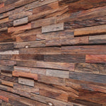 Solid Wood Dark Oak Color Rectangular shape Wall Panel