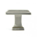 ROMA Solid Square Brushed Nickel Finish Cabinet Drawer Knob