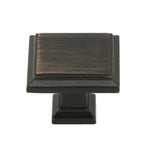 ROMA Solid Square Oil Rubbed Bronze Finish Cabinet Drawer Knob