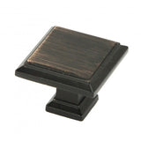 ROMA Solid Square Oil Rubbed Bronze Finish Cabinet Drawer Knob