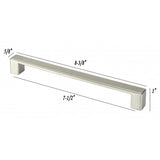 NEPOLI Solid Zinc Alloy Brushed Nickel Cabinet Drawer Pull Handle