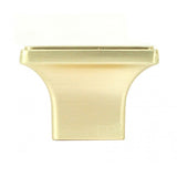 NEPOLI Rectangle Brushed Champagne Gold Cabinet Drawer Knob