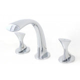 TWIST 3 Hole Bathroom Vanity Widespread Faucet