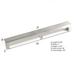 Bold Stainless Steel cabinet Drawer Pull handle