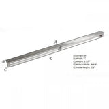 Bold Stainless Steel cabinet Drawer Pull handle