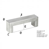 Bold Stainless Steel cabinet Drawer Pull handle