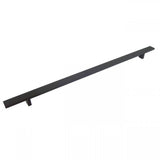 Rectangular Matte Black Finish Cabinet Drawer Bar Pull Handle