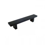 Rectangular Matte Black Finish Cabinet Drawer Bar Pull Handle