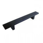 Rectangular Matte Black Finish Cabinet Drawer Bar Pull Handle